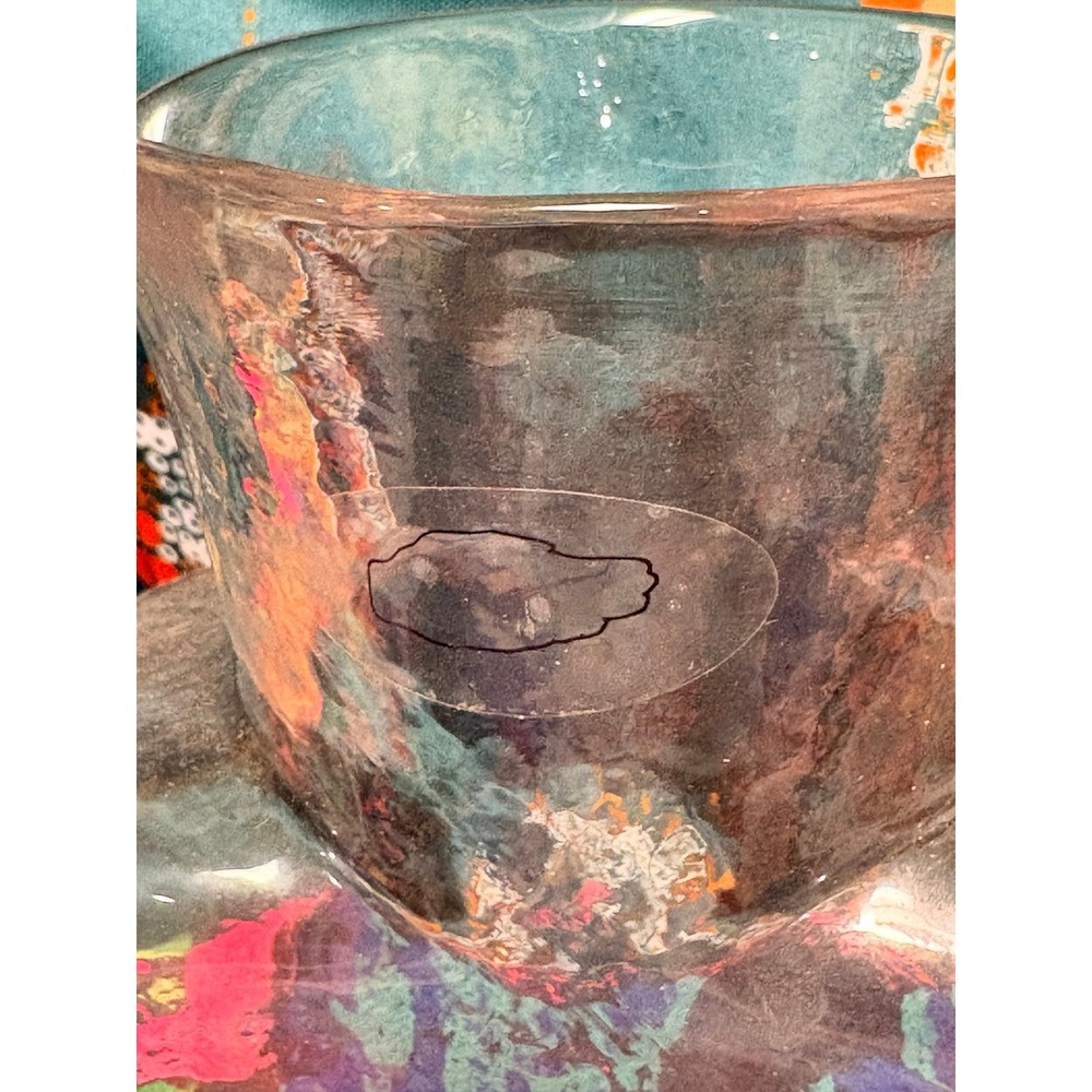 Mid Century Blenko Clear Pitcher Glass Vintage Boomer Vessel - Picture 3 of 3